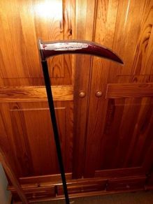 Large Grim Reaper Scythe 48 inches high