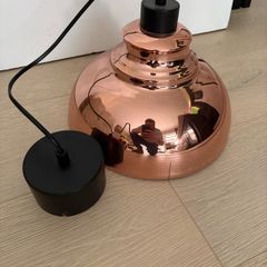 Rose gold lampshade