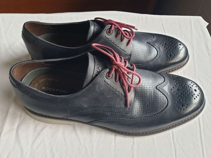 Rockport CB Wing Tip Mens Shoes Size 11 UK