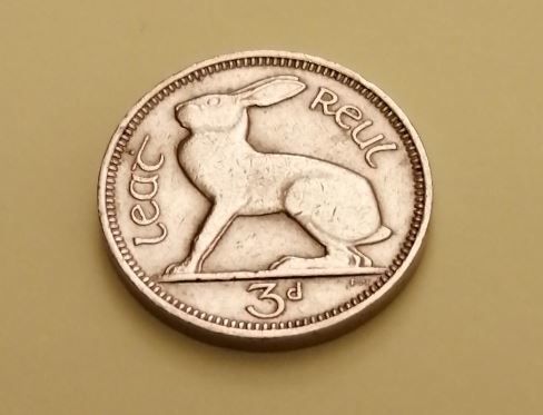 1948 Eire (Leath Reul 3d) Thruppence for sale