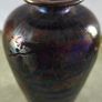 Glass vase, likely manufactured by Royal Brierley signed. Image 9