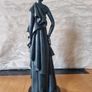 Art deco style large statue of a woman Image 3