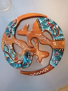 2 Kangaroo hot pot stand/ trivet hand made brand new