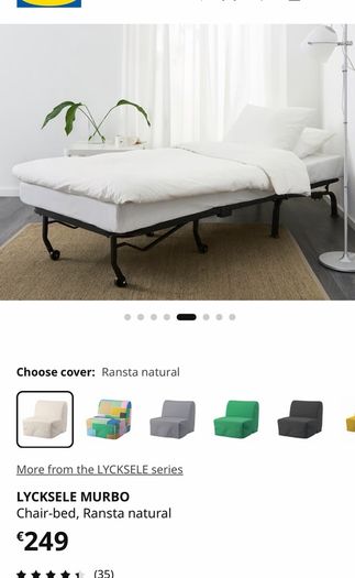 ikea chair bed