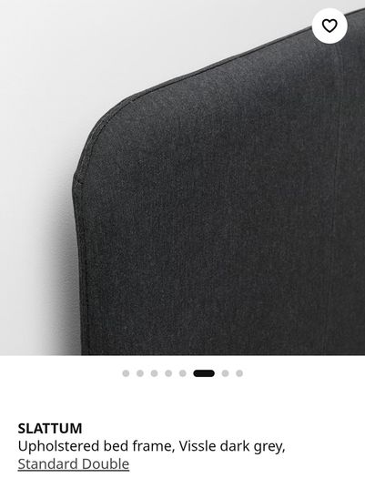 bed frame - standard double - assembled