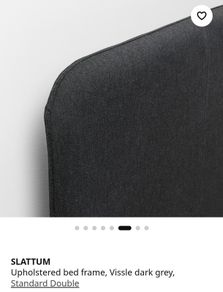 bed frame - standard double - assembled