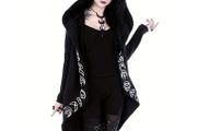 Fabulous Goth Style Coat / Long Cardigan size XL