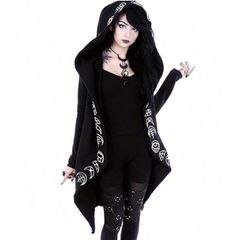 Fabulous Goth Style Coat / Long Cardigan size XL