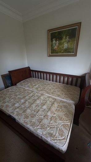 Stunning solid cherry wood bed