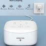 White Noise Machine,elesories Sound Machine Sleep Therapy with 24 Soothing Sounds for Adults Baby Sleeping,3 Auto-off Timer, Memory Function Sleeping Machine for Nursery Office Home, USB or AC Powered AVAILABLE IN WHITE/BLACK (FREE POSTAGE) Image 3