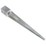 Ground Spikes 12 pcs Silver 10x10x76 cm Galvanised Steel Image 3