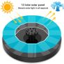 _Solar Fountain (2021 Model), Solar Pond Pump with 6 Effects, Solar Water Pump, Solar Floating Fountain, Pump for Garden Ponds or Bird Bath / Fish Tank Fountain Image 2