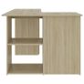 Corner Desk Sonoma Oak 145x100x76 cm Chipboard Image 3