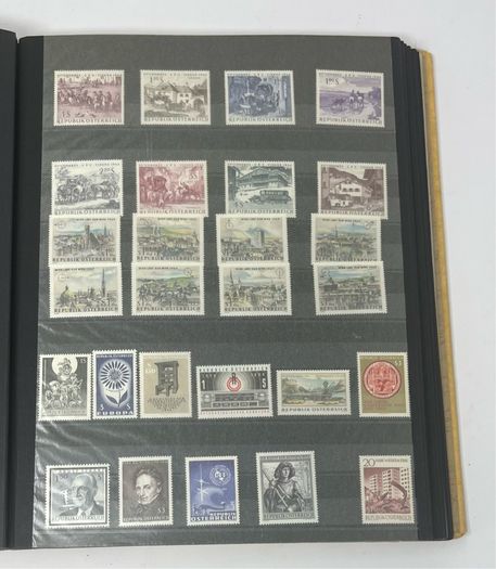 Collection: Austria (Osterreich) Stamps both mint an commemorative stamps on 45 pages