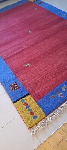 Huge Persian Gabbeh Rug Wool