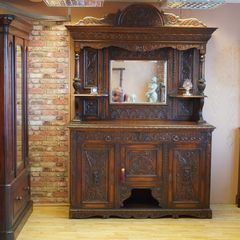 Kingscourt Solid Oak Carved Buffet