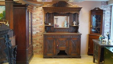 Kingscourt Solid Oak Carved Buffet