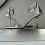 Zara Metallic Heels Image 2