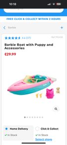 Barbie boat