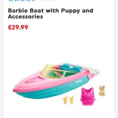 Barbie boat