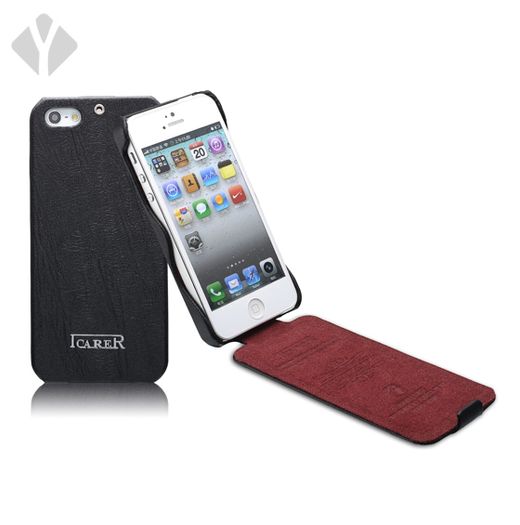 iPhone 5/5s/5se Wood Texture Leather Cases