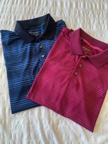 2 x Padraig Harrington golf tops (S) short sleeved