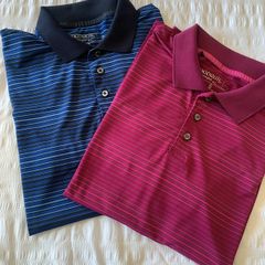 2 x Padraig Harrington golf tops (S) short sleeved