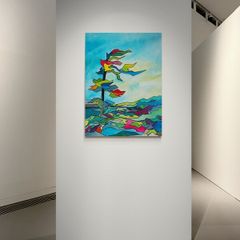 Original hand paint picture, acrylic painting by Strzala