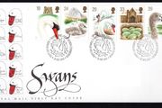 1993 Great Britain 600th Anniversary of Abbotsbury Swannery (Swans) Commemorative Stamps Royal Mail Addressed First Day Cover (FDC)