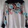 Zara Floral Polkadot Shirt Image 2