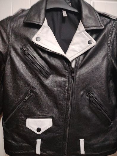 H&M Leather Jacket Two Toned