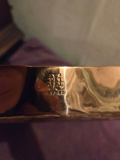 Solid Copper Henry Loveridge & Co "Kidney" tray