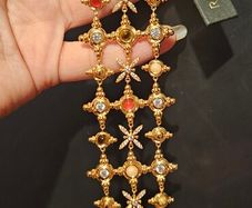 Rachel Zoe Gemstone Bracelet in Gold Colour
