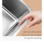 HOUSLUX Stainless Steel litter trays x 2 Image 5