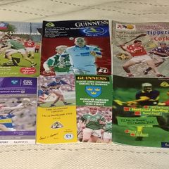 A Selection of Gaa programmes for Sale Here