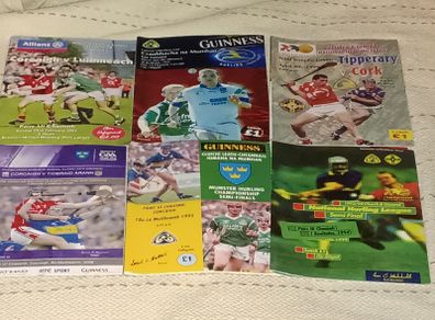 A Selection of Gaa programmes for Sale Here