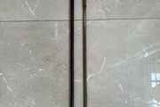 Antique Walking sticks one with white metal possibly silver x3