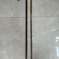 Antique Walking sticks one with white metal possibly silver x3