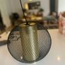 The Lighting Book  NIELLO matte black and brass mesh ceiling pendant Image 3