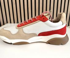 Zespa shoes ZSP7.M.154, Textile Tech Rouge/White