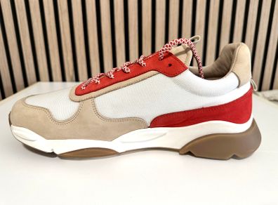 Zespa shoes ZSP7.M.154, Textile Tech Rouge/White