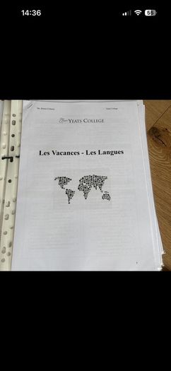 Leaving Cert French Notes - Yeats