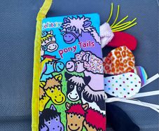 jollybaby soft book Brand New Pony Tail