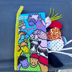 jollybaby soft book Brand New Pony Tail