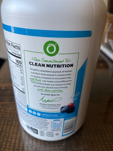 Orgain Plant Based Protein Powder