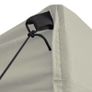 vidaXL Professional Folding Party Tent with 2 Sidewalls 2x2 m Steel Cream Image 6