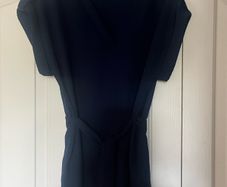 Never worn River island navy crepe top