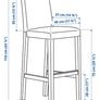 Leather Bar Stools x 2 Image 3