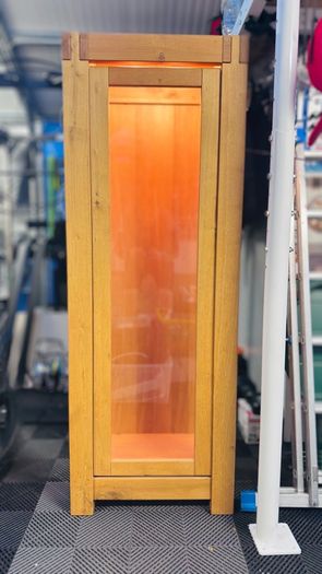 Oak display case