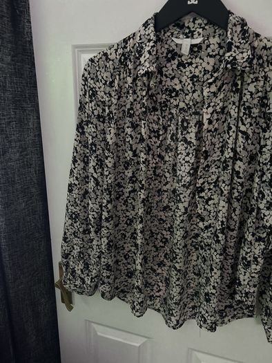 h and m blouse